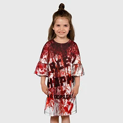 Платье клеш для девочки ВСЁ НOРМ, цвет: 3D-принт — фото 2