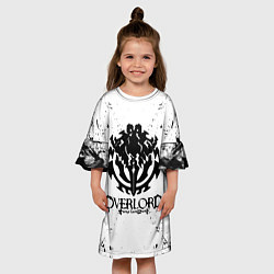 Платье клеш для девочки OVERLORD паттерн, цвет: 3D-принт — фото 2