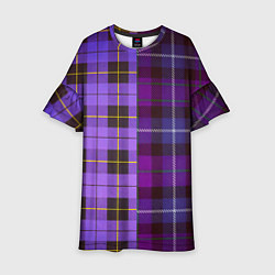 Детское платье Purple Checkered