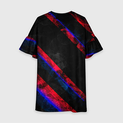 Детское платье ЦСКА Dark Theme / 3D-принт – фото 2