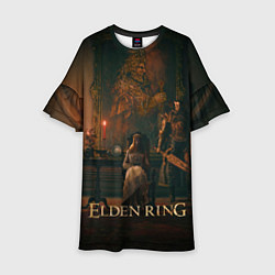 Платье клеш для девочки Elden Ring - Королева, цвет: 3D-принт
