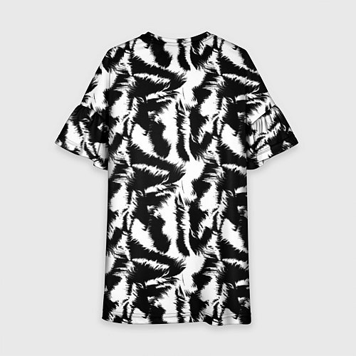 Детское платье Шкура Белого Тигра / 3D-принт – фото 2