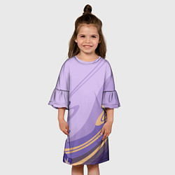 Платье клеш для девочки БААЛ СЁГУН РАЙДЕН, цвет: 3D-принт — фото 2