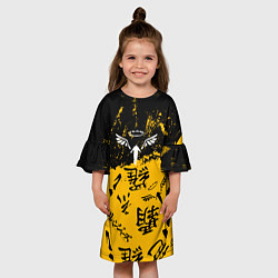 Платье клеш для девочки Паттерн Tokyo Revengers, цвет: 3D-принт — фото 2