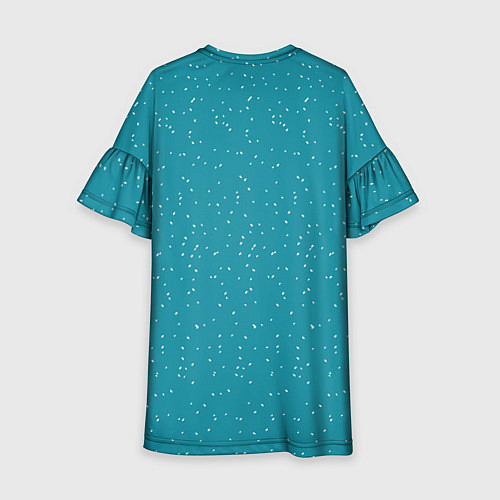 Детское платье Душевный лось с сердцем / 3D-принт – фото 2