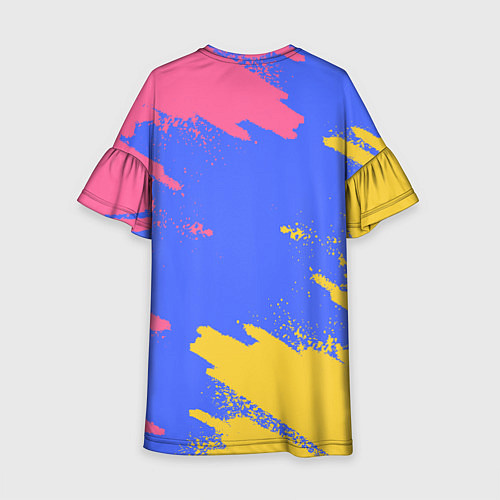 Детское платье Huggy Wuggy and Kissy Missy Poppy Playtime / 3D-принт – фото 2