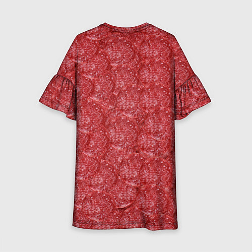 Детское платье Деловая Колбаса Салями / 3D-принт – фото 2