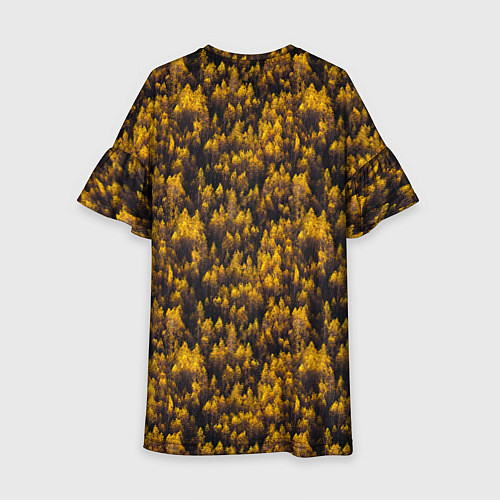 Детское платье Рыжий лес / 3D-принт – фото 2