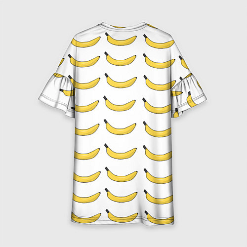 Детское платье Крупный Банановый рай / 3D-принт – фото 2