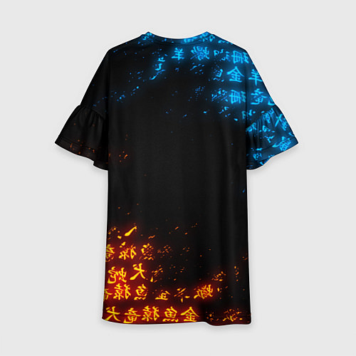 Детское платье ОГНЕННЫЙ WALHALLA TEAM TOKYO REVENGERS / 3D-принт – фото 2