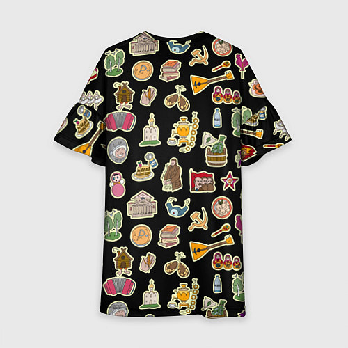 Детское платье Россия и СССР паттерн / 3D-принт – фото 2