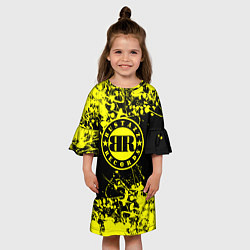 Платье клеш для девочки 9 грамм бастаз рекордс, цвет: 3D-принт — фото 2