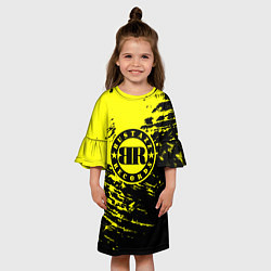 Платье клеш для девочки 9 грамм - Bustazz Records, цвет: 3D-принт — фото 2