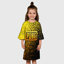 Платье клеш для девочки PUBG - ПАБГ ОСКОЛКИ, цвет: 3D-принт — фото 2