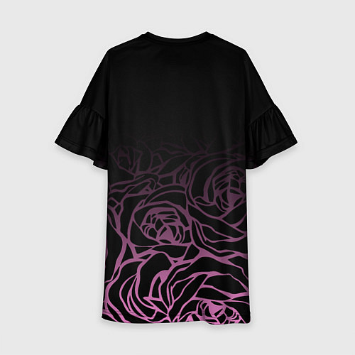 Детское платье Adele Розы / 3D-принт – фото 2