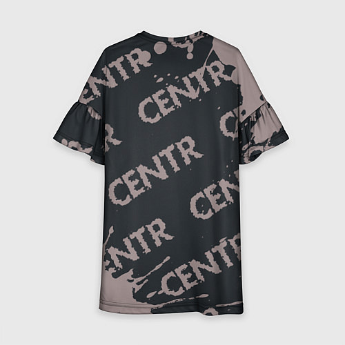 Детское платье CENTR Брызги / 3D-принт – фото 2