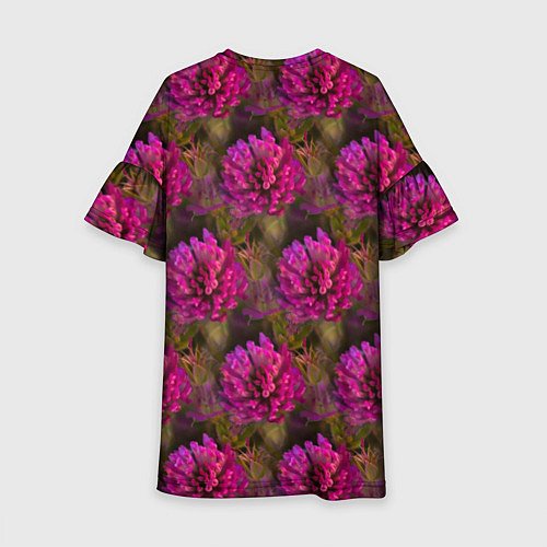 Детское платье Полевые цветы паттерн / 3D-принт – фото 2