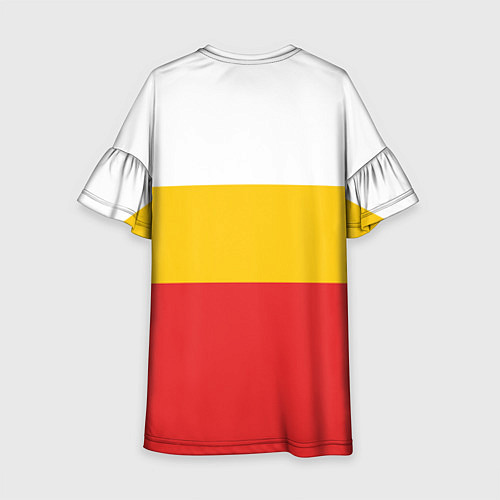 Детское платье Северная Осетия Алания Флаг / 3D-принт – фото 2