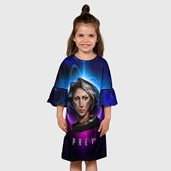 Платье клеш для девочки PREY GIRL PLANET, цвет: 3D-принт — фото 2