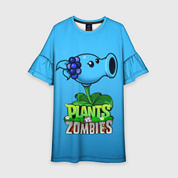 Детское платье Plants vs Zombies - Морозный Горох