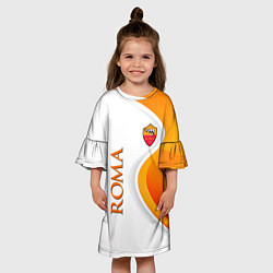 Платье клеш для девочки Рома, цвет: 3D-принт — фото 2