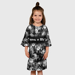 Платье клеш для девочки Король и шут КиШ Паттерн, цвет: 3D-принт — фото 2