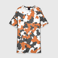 Детское платье Orange Camo