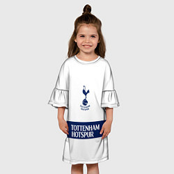 Платье клеш для девочки Tottenham Тоттенхэм, цвет: 3D-принт — фото 2