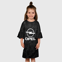 Платье клеш для девочки OPEL 3D, цвет: 3D-принт — фото 2