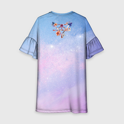 Детское платье Хуа Ченьюй марсианские цветы HCY / 3D-принт – фото 2