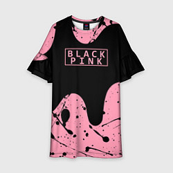 Платье клеш для девочки Blackpink, цвет: 3D-принт
