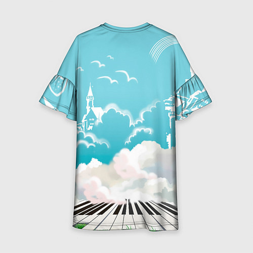 Детское платье Cuphead 2 чашечки / 3D-принт – фото 2