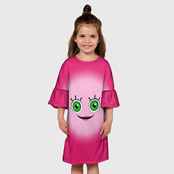 Платье клеш для девочки Длинноногая мама Хагги Вагги, цвет: 3D-принт — фото 2