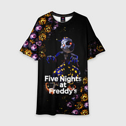 Детское платье Five Nights at Freddys Луна паттерн