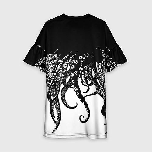 Детское платье В щупальцах осьминога / 3D-принт – фото 2