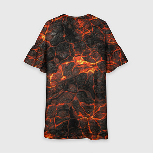 Детское платье Лавовый камень / 3D-принт – фото 2