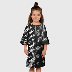 Платье клеш для девочки BAYER - Молнии Паттерны, цвет: 3D-принт — фото 2