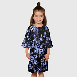Платье клеш для девочки Fascinating Aubrieta, цвет: 3D-принт — фото 2