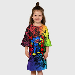Платье клеш для девочки Хагги Вагги: Haggy Waggy, цвет: 3D-принт — фото 2
