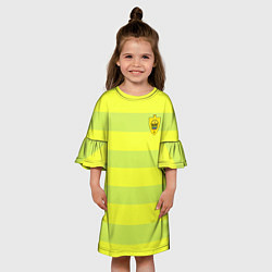 Платье клеш для девочки Форма ФК Анжи, цвет: 3D-принт — фото 2