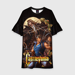 Платье клеш для девочки Castlevania - Leon & Alucard, цвет: 3D-принт