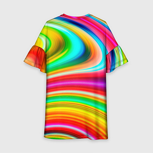 Детское платье Rainbow colors / 3D-принт – фото 2
