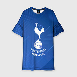 Платье клеш для девочки Tottenham hotspur SPORT, цвет: 3D-принт