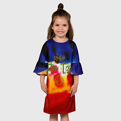 Платье клеш для девочки The Top - The Cure, цвет: 3D-принт — фото 2