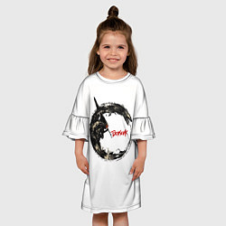 Платье клеш для девочки Берсерк Гатс В Кругу Змея, цвет: 3D-принт — фото 2