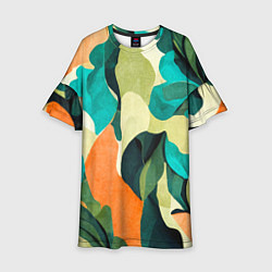 Детское платье Multicoloured camouflage