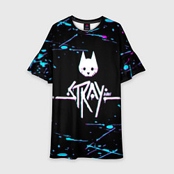 Детское платье Stray - краска - neon