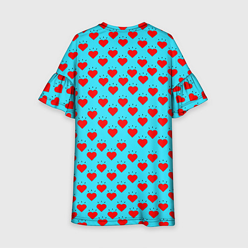 Детское платье Лайки и черточки / 3D-принт – фото 2