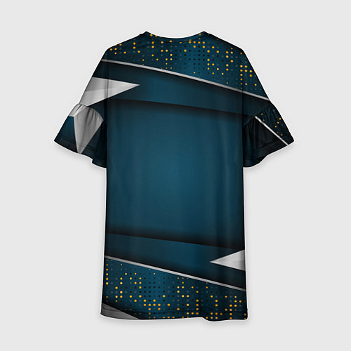 Детское платье Russia - dark abstract / 3D-принт – фото 2