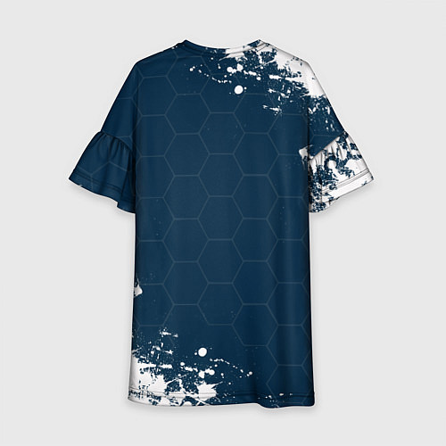 Детское платье Mafia - соты / 3D-принт – фото 2